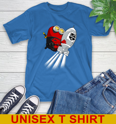NHL Hockey Los Angeles Kings Deadpool Minion Marvel Shirt T-Shirt 11