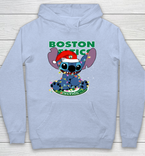 Boston Celtics NBA noel stitch Basketball Christmas Hoodie 5
