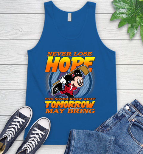 New Jersey Devils NHL Hockey ootball Mickey Disney Never Lose Hope Tank Top 4