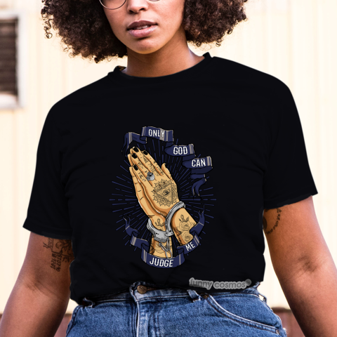 Air Jordan 1 Midnight Navy matching sneaker tshirt Only God Can Judge Me Navy and White Jordan Tshirt