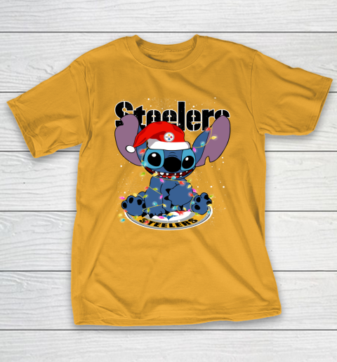 Pittsburgh Steelers NFL Football noel stitch Christmas T-Shirt 2