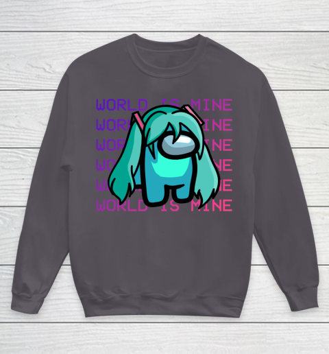 Among Us Shirt Hatsune Miku Imposter Youth Sweatshirt 5