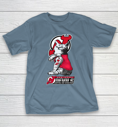 NHL My Cat Loves New Jersey Devils Hockey T-Shirt 6