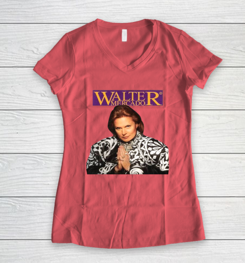 Walter Mercado Women's V-Neck T-Shirt 3