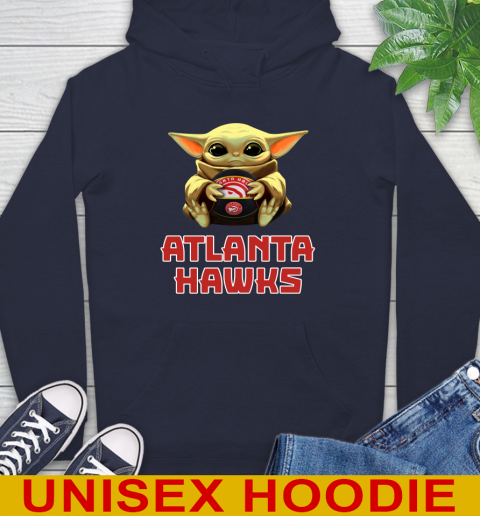 NBA Basketball Atlanta Hawks Star Wars Baby Yoda Shirt 16