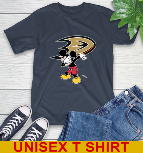 Anaheim Ducks NHL Hockey Dabbing Mickey Disney Sports T-Shirt 4
