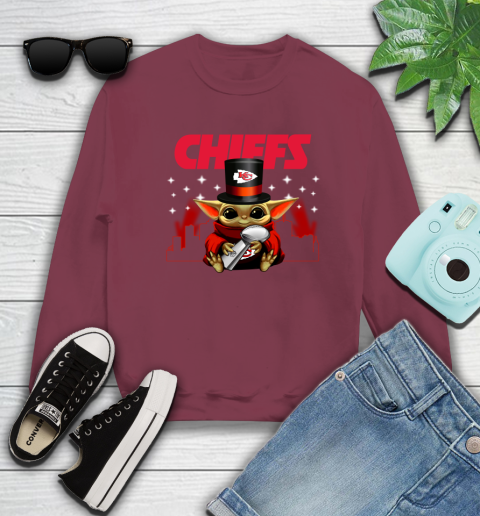 Super Bowl Baby Yoda Loves The Kansas City Chiefs Star Wars NFL Shirts 29