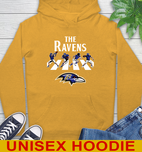 NFL Football Baltimore Ravens The Beatles Rock Band Shirt Hoodie 2