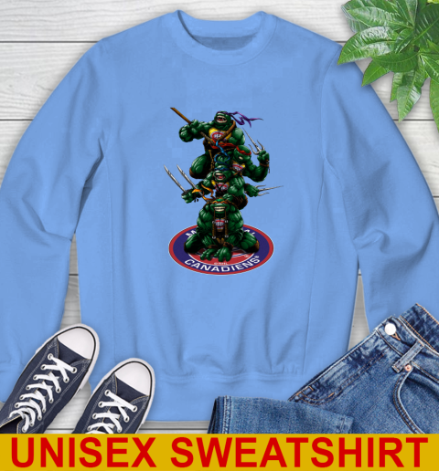 NHL Hockey Montreal Canadiens Teenage Mutant Ninja Turtles Shirt Sweatshirt 12 NHL Hockey Montreal Canadiens Teenage Mutant Ninja Turtles Shirt Sweatshirt - Image 12