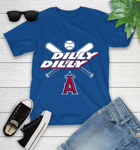 MLB Los Angeles Angels Dilly Dilly Baseball Sports Youth T-Shirt 9