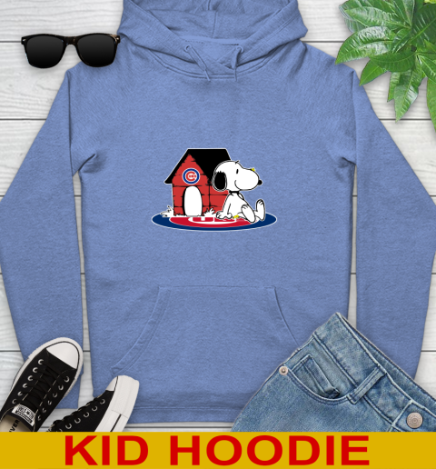 MLB Baseball Chicago Cubs Snoopy The Peanuts Movie Shirt Youth Hoodie 12