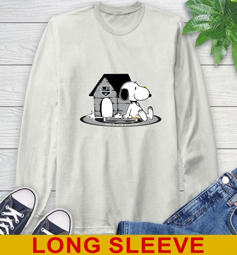 NHL Hockey Los Angeles Kings Snoopy The Peanuts Movie Shirt Long Sleeve T-Shirt 12