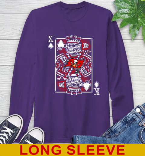 Tampa Bay Buccaneers NFL Football The King Of Spades Death Cards Shirt Long Sleeve T-Shirt 5