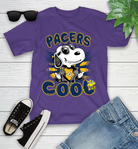 NBA Basketball Indiana Pacers Cool Snoopy Shirt Youth T-Shirt 3