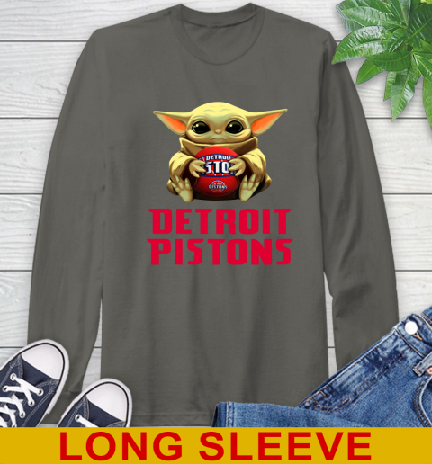 NBA Basketball Detroit Pistons Star Wars Baby Yoda Shirt 65
