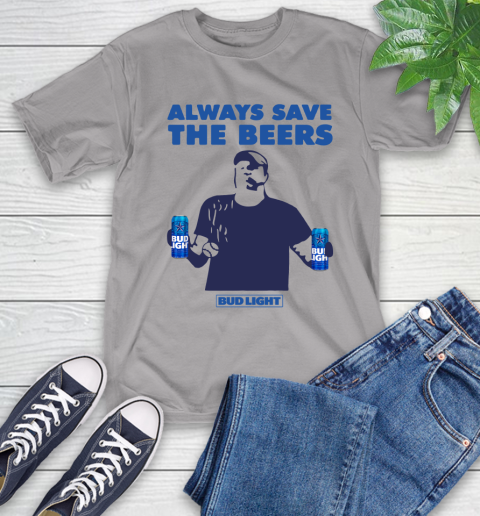 Always Save The Bees Beers Bud Light Jeff Adams Beers Over Baseball T-Shirt 4