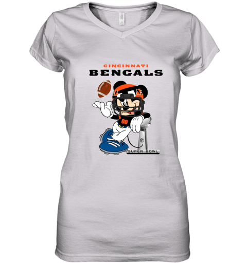 NFL Cincinnati Bengals Mickey Mouse Disney Super Bowl Football T Shirt -  Rookbrand