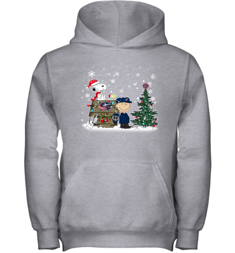 NHL Columbus Blue Jackets Snoopy Charlie Brown Woodstock Christmas Stanley Cup Hockey T Shirt TPT6PopByER youth hoodie 43 95 151514 front sport grey