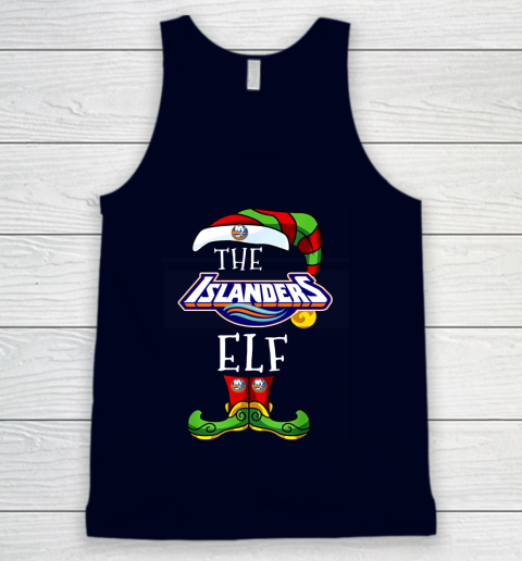 New York Islanders Christmas ELF Funny NHL Tank Top 2