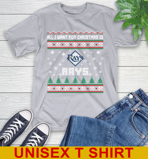 MLB All I Want For Christmas Is Tampa Bay Rays Baseball Sports 5