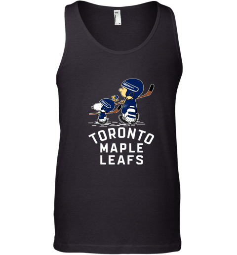 Let's Play Toronto Maples Leafs Ice Hockey Snoopy NHL Tank Top