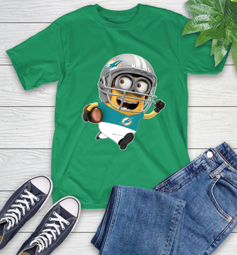 NFL Miami Dolphins Minions Disney Football Sports T-Shirt 7