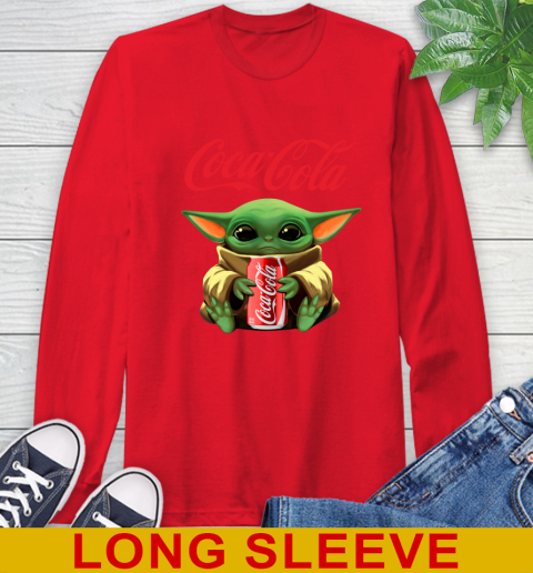 Star Wars Baby Yoda Hugs Coca Cola Soft Drink Shirt 67