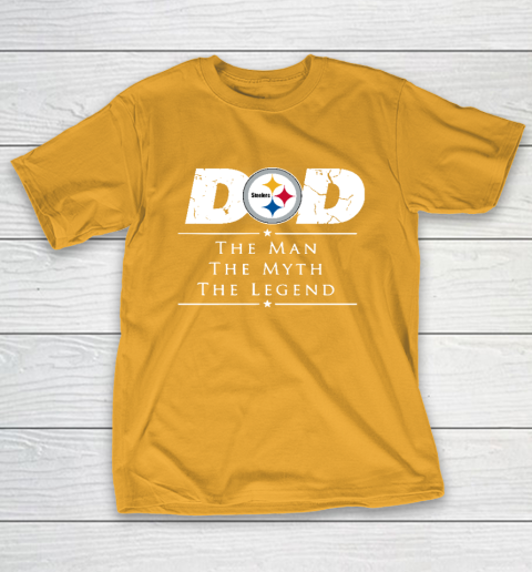 Pittsburgh Steelers NFL Football Dad The Man The Myth The Legend T-Shirt 2