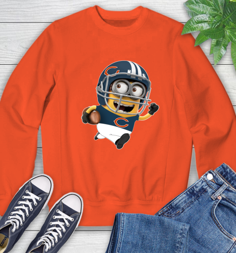 NFL Chicago Bears Minions Disney Football Sports Sweatshirt 4