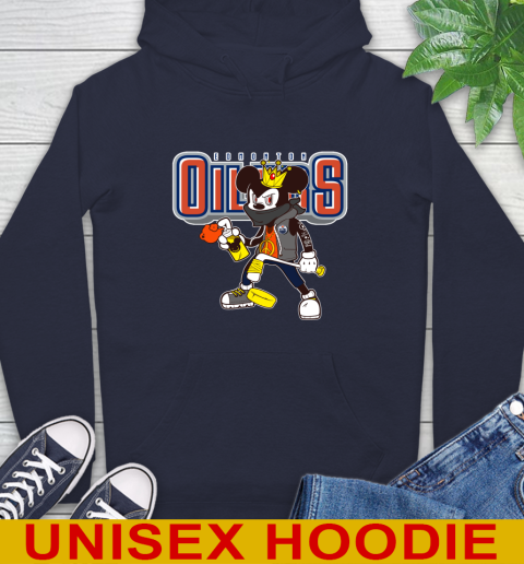 Edmonton Oilers NHL Hockey Mickey Peace Sign Sports Hoodie 4