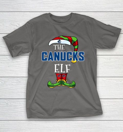 Vancouver Canucks Christmas ELF Funny NHL T-Shirt 8