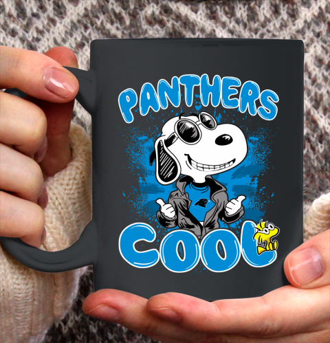 NFL Football Carolina Panthers Cool Snoopy Shirt Ceramic Mug 15oz