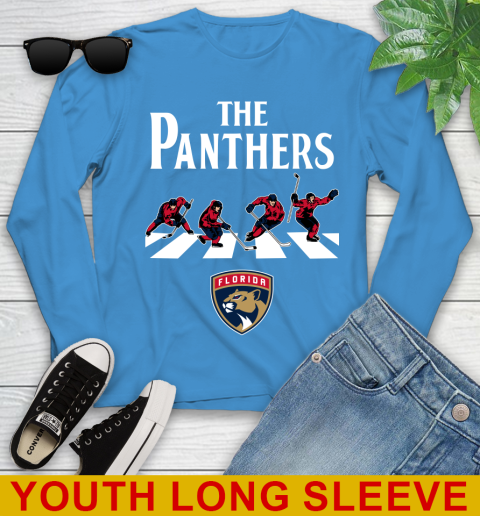 NHL Hockey Florida Panthers The Beatles Rock Band Shirt Youth Long Sleeve 8