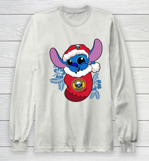Buffalo Sabres Christmas Stitch In The Sock Funny Disney NHL Long Sleeve T-Shirt 12