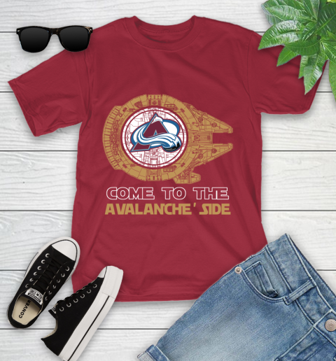 NHL Come To The Colorado Avalanche Wars Hockey Sports Youth T-Shirt 14