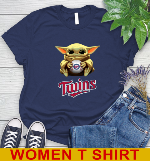 MLB Baseball Minnesota Twins Star Wars Baby Yoda Shirt 100