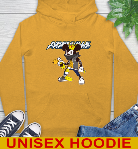 Nashville Predators NHL Hockey Mickey Peace Sign Sports Hoodie 3
