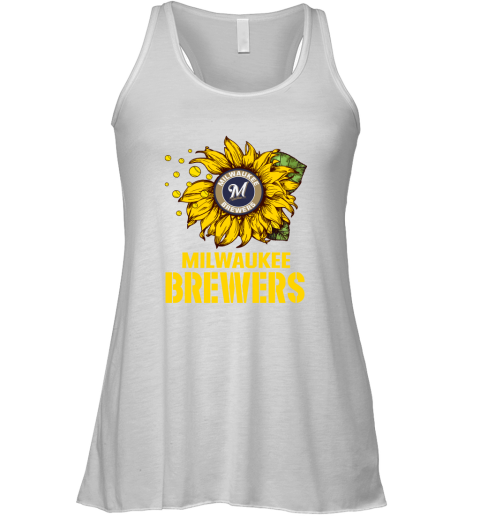 Brewers Sunflower MLB Baseball Racerback Tank