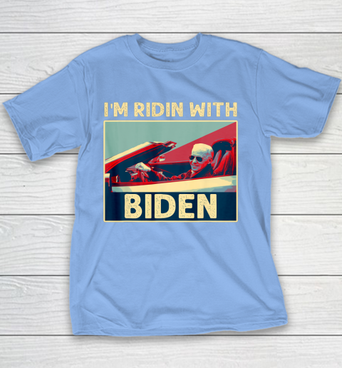 I'm Riding With Joe Biden Youth T-Shirt 8