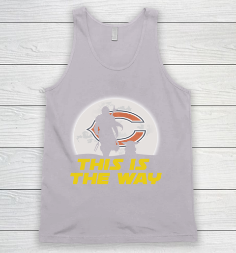 Chicago Bears NFL Football Star Wars Yoda And Mandalorian This Is The Way Tank Top 3