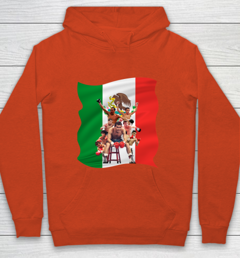 Canelo Alvarez World Champion Mexico Flag Youth Hoodie Tee For Sports