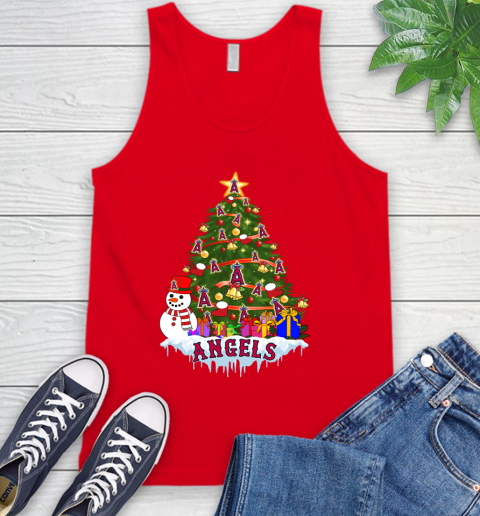 Los Angeles Angels Merry Christmas MLB Baseball Sports Tank Top 6