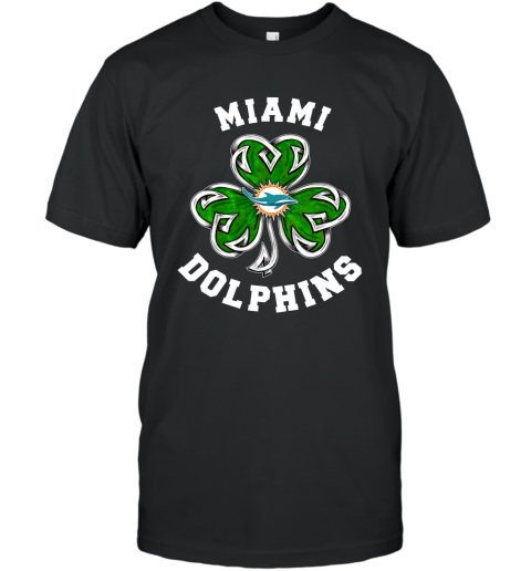 NFL Miami Dolphins Three Leaf Clover St Patrick's Day Football Sports