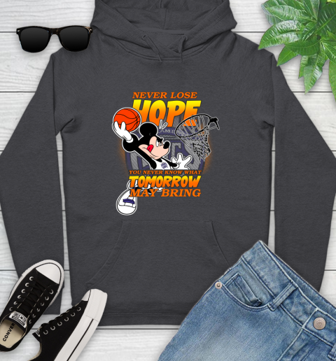 Sacramento Kings NBA Basketball Mickey Disney Never Lose Hope Youth Hoodie 8