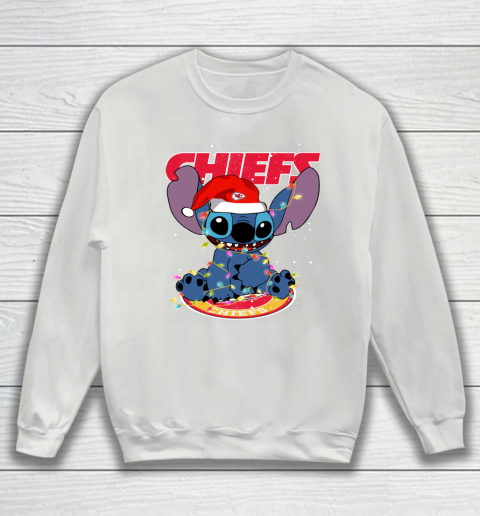 Kansas City Chiefs NFL Football noel stitch Christmas Sweatshirt 3