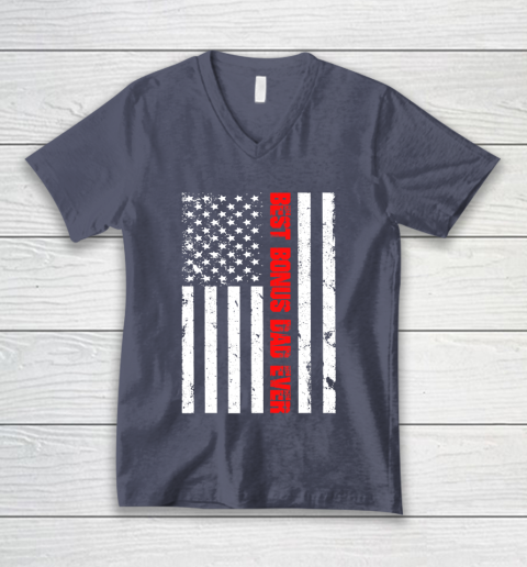 Mens Best Bonus Dad Ever American Flag Tshirt Father Day Gift Mens Best Bonus Dad Ever American Flag Tshirt Father Day Gift