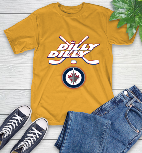 NHL Winnipeg Jets Dilly Dilly Hockey Sports T-Shirt 3