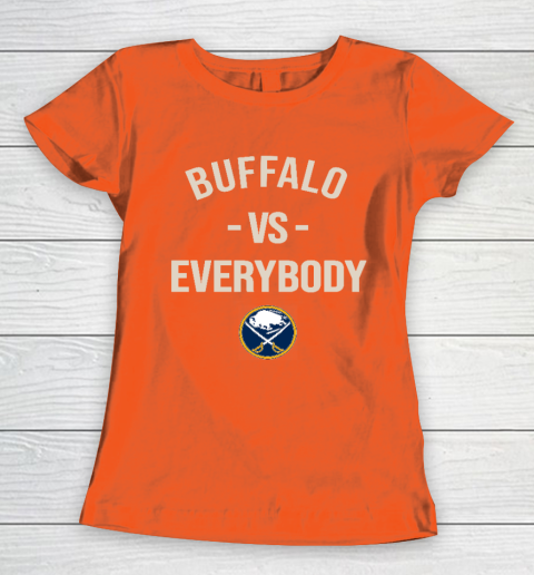 Buffalo Sabres Vs Everybody Women's T-Shirt 3