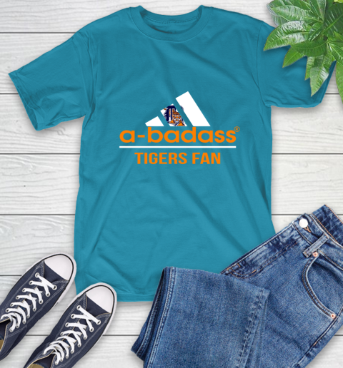 MLB A Badass Detroit Tigers Fan Adidas Baseball Sports T-Shirt 9