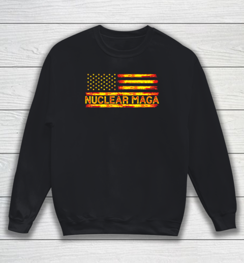 Nuclear Maga USA Flag Sweatshirt